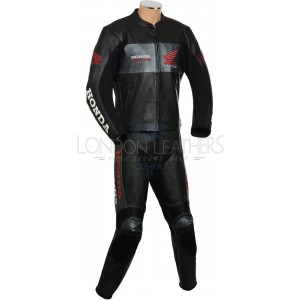 HONDA Gold Wing Leather Motorcycle Two Piece Suit